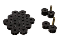 Thumbnail for Energy Suspension 74-75 Jeep CJ5/CJ7/CJ8 Scrambler Black Body (Cab) Mount Set