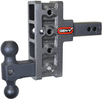 Thumbnail for Gen-Y Mega Duty 2in Shank 5in Offset Drop 1.5K TW 10K Hitch w/GH-031 Dual-Ball