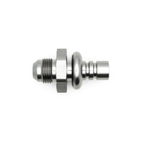 Thumbnail for DeatschWerks 8AN Male Flare to 1/2in Ford Male EFI Quick Connect Adapter - Anodized Matte Black