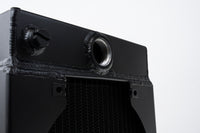 Thumbnail for CSF Universal Drag Race / Tuck Radiator w/9in Spal Fan - 10.5in H x 10in L x 3.6in W - Black