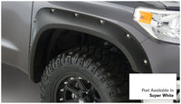 Thumbnail for Bushwacker 16-18 Toyota Tundra Fleetside Pocket Style Flares 4pc 66.7/78.7/97.6in Bed - Super White