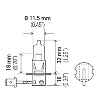 Thumbnail for Hella BULB H3 12V 130W PK22s T3.25