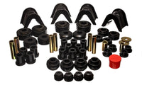 Thumbnail for Energy Suspension 73-79 Ford F-150 Pickup w/ 2 Degree C-Bushing Black Hyper-Flex Master Bushing Set