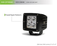 Thumbnail for DV8 Offroad 3in Cube LED Light 20W Spot 5W LED - Chrome