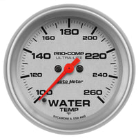 Thumbnail for Autometer Ultra-Lite 2-5/8in 100-260F Water Temp Gauge - Digital Stepper Motor