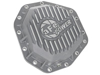 Thumbnail for aFe Power Street Ser Rear Diff Cover Raw w/Mach Fin 2017 Ford Diesel Trucks V8-6.7L(td) Dana M275-14