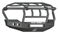 Thumbnail for Road Armor 11-16 Ford F-250 Stealth Front Bumper w/Intimidator Guard - Tex Blk