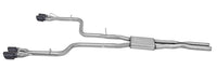 Thumbnail for Gibson 15-16 Dodge Challenger R/T 5.7L 2.5in Cat-Back Dual Exhaust - Black Elite (Ceramic)