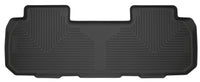 Thumbnail for Husky Liners 2018 Buick Enclave w/ Bucket Seats WeatherBeater 2nd Row Black Floor Liners