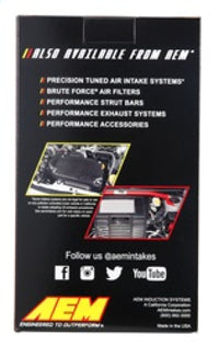 Thumbnail for AEM 2.75in Flange ID x 6.25in Base OD x 7in H Dryflow Conical Air Filter