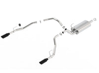 Thumbnail for Borla 09-17 Ram 1500 5.7L V8 5in Single Tip Black Chrome Cat-Back Touring Exhaust Through Bumper