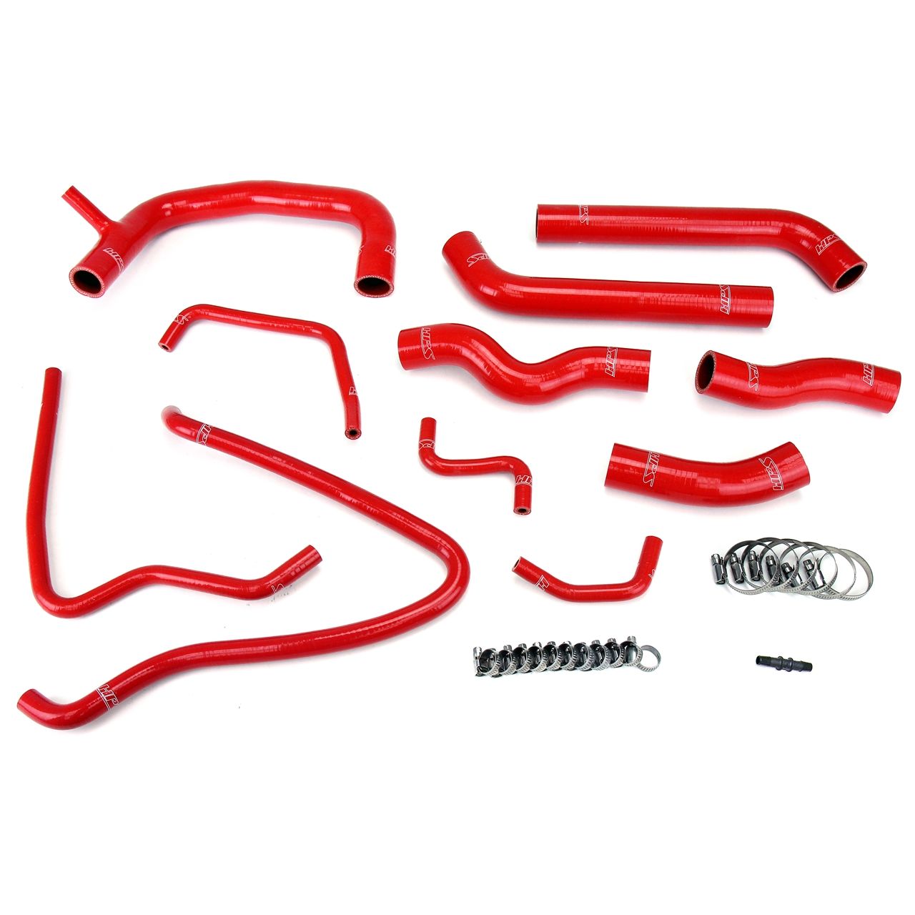 HPS Reinforced Red Silicone Radiator Hose Kit Coolant for Toyota 00-05 MR2 Spyder