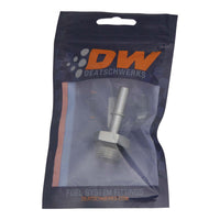 Thumbnail for DeatschWerks 8AN ORB Male to 5/16in Male EFI Quick Connect Adapter - Anodized DW Titanium