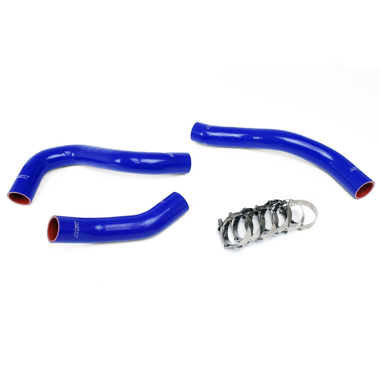 HPS Blue Reinforced Silicone Radiator Hose Kit Coolant for Ford 08-10 F250 Superduty Powerstroke 6.4L Diesel