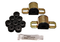 Thumbnail for Energy Suspension 95-98 Nissan 240SX (S14) Black 16mm Rear Sway Bar Frame Bushings (Sway bar end lin