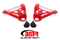 Thumbnail for BMR 64-72 A-Body Upper Non-Adj. A-Arms w/ Stock Spindles (Polyurethane) - Red