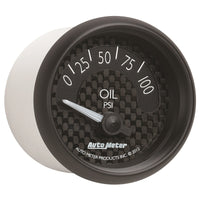 Thumbnail for Autometer GT Series 52mm Short Sweep Electronic 0-100 psi Oil Pressure