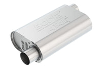 Thumbnail for Borla CrateMuffler Small Block Chevrolet ATAK 2.5in Offset/Offset 14inx4.35inx9in Muffler