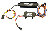 Thumbnail for DeatschWerks DW650iL Series 650LPH In-Line External Fuel Pump w/ Single/Dual-Speed Controller