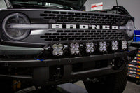 Thumbnail for Baja Designs 2021+ Ford Bronco 6 XL Linkable Light Bar Kit Plastic Bumper Mount w/Upfitter
