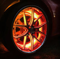 Thumbnail for Oracle LED Illuminated Wheel Rings - ColorSHIFT No Remote - ColorSHIFT No Remote SEE WARRANTY