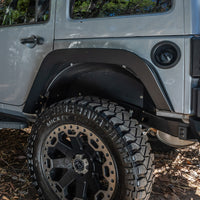 Thumbnail for Go Rhino 07-18 Jeep Wrangler JK/JKU Trailline Rear Fenders 3 inch