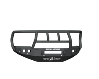 Thumbnail for Road Armor 19-20 Ram 2500 Stealth Front Bumper w/Titan II Guard/6 Sensor Holes - Tex Blk