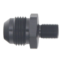Thumbnail for DeatschWerks 8AN Male Flare to M10 X 1.0 Male Metric - Anodized Matte Black