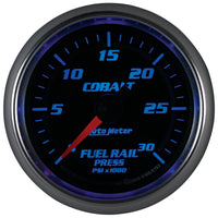 Thumbnail for Autometer Cobalt 52mm 0-30,000 PSI F/S Electronic Diesel Fuel Rail Pressure Gauge (Cummins 5.9L)