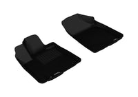 Thumbnail for 3D MAXpider 2008-2013 Toyota Highlander Hybrid Kagu 1st Row Floormat - Black