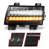 Thumbnail for ANZO Wrangler 18-21/Gladiator 20+ LED Side Marker Lights Smoke w Sequential Signal