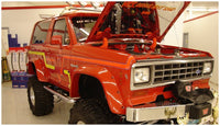 Thumbnail for Bushwacker 84-90 Ford Bronco II Cutout Style Flares 2pc - Black