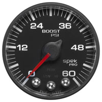 Thumbnail for Autometer Spek-Pro 52.4mm 0-60 PSI Digital Stepper Motor Boost Gauge