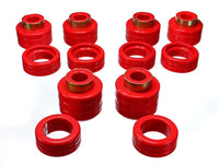 Thumbnail for Energy Suspension Chevy Pickup 2&4Wd Body Mounts - Red