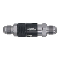 Thumbnail for DeatschWerks 6AN Male Flare Quick Disconnect Dry Break Fitting - 2 Pieces Anodized Matte Black