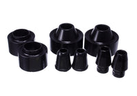 Thumbnail for Energy Suspension 07-17 Jeep Wrangler (JK) Black Front & Rear Coil Spring Spacer 1-3/4in Lift Set
