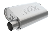 Thumbnail for Borla CrateMuffler SBC Hot 350/383 3 inch Offset/Center 14in x 4.35in x 9in Oval Muffler