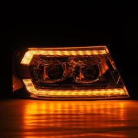 Thumbnail for AlphaRex 06-08 Lincoln Mark LT LUXX-Series LED Projector headlights Black w/ Sequential Signal
