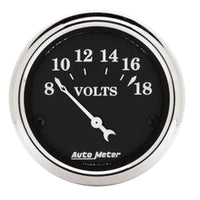 Thumbnail for Autometer Old Tyme Black 5 Piece Kit (MPH/FUEL/OILP/WTMP/BAT) 55-59 Chevy Truck Direct-Fit Dash Kit