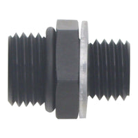 Thumbnail for DeatschWerks 6AN ORB Male to M12 X 1.5 Metric Male (Incl O-Ring and Washer) - Anodized Matte Black