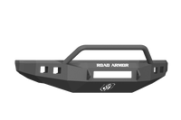 Thumbnail for Road Armor 17-20 Ford F-250 Stealth Wide Fender Flare Front Bumper w/Pre-Runner Guard - Tex Blk