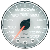 Thumbnail for Autometer Spek-Pro Gauge Water Temp 2 1/16in 300f Stepper Motor W/Peak & Warn Slvr/Chrm