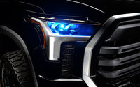 Thumbnail for Oracle 2022+ Toyota Tundra ColorSHIFT RGB Demon Eye Headlight Upgrade Kit SEE WARRANTY