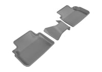 Thumbnail for 3D MAXpider 2017-2019 Subaru Impreza/Crosstrek Kagu 2nd Row Floormats - Gray