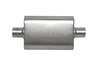 Thumbnail for Gibson CFT Superflow Center/Center Oval Muffler - 4x9x13in/3in Inlet/3in Outlet - Stainless