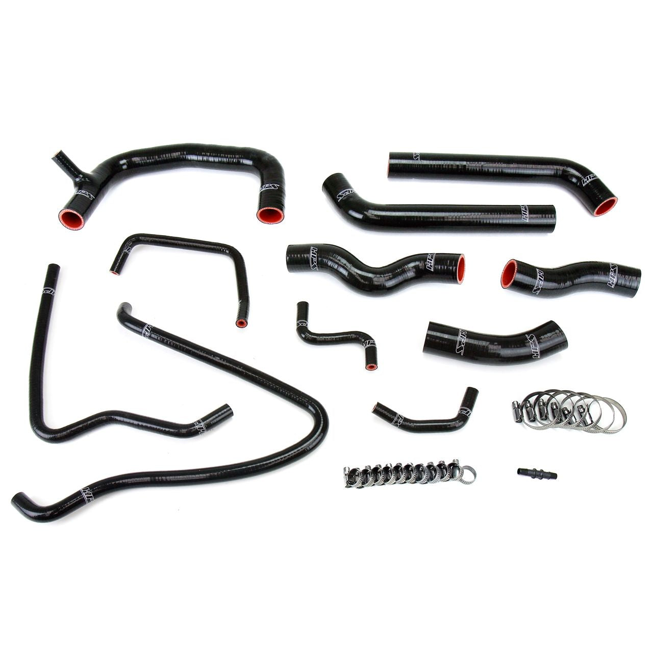 HPS Reinforced Black Silicone Radiator Hose Kit Coolant for Toyota 00-05 MR2 Spyder