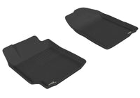 Thumbnail for 3D MAXpider 2007-2011 Toyota Camry Kagu 1st Row Floormat - Black