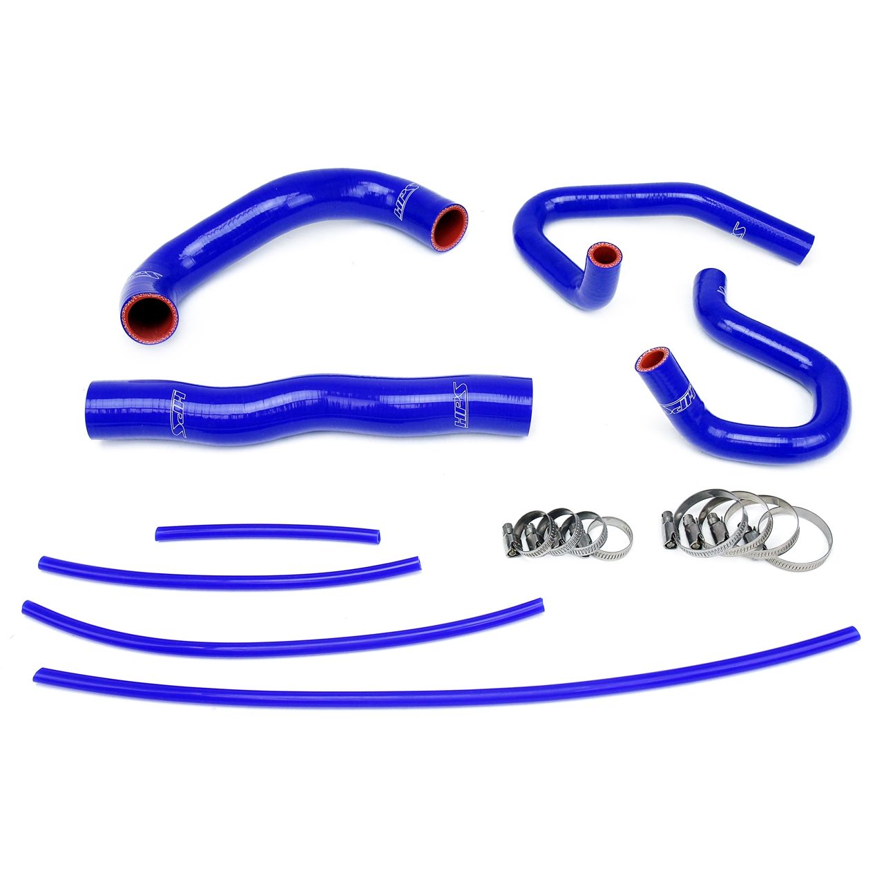 HPS Reinforced Blue Silicone Radiator + Heater Hose Kit Coolant for Hyundai 13-14 Genesis Coupe 2.0T Turbo 4Cyl