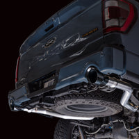 Thumbnail for AWE Tuning 2021+ Ford F-150 Tremor (w/ Bumper Cutouts) 0FG Non-Resonated Catback -Diamond Black Tips