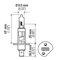 Thumbnail for Hella Bulb H1 12V 55W P14.5s T2.5 LONGLIFE